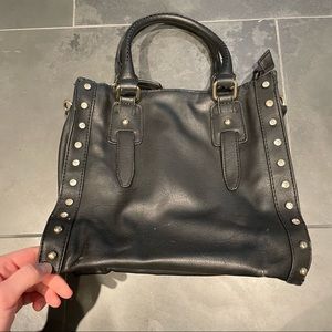 Rhinestone embellished handbag